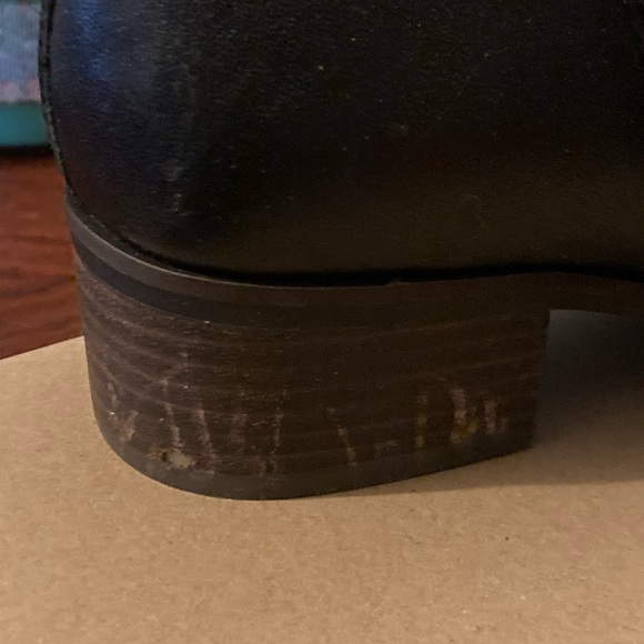 Lucky Brand Kalbah Cow Girl Booties Leather 8 1/2 NEW - Picture 8 of 11